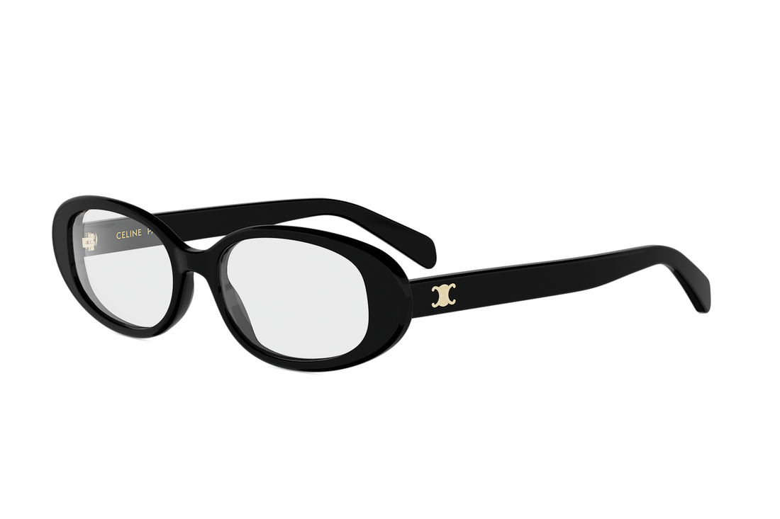 Okulary korekcyjne celine triomphe mini cl50180i 001 black oval femenino rozmiar 54mm - Widok główny
