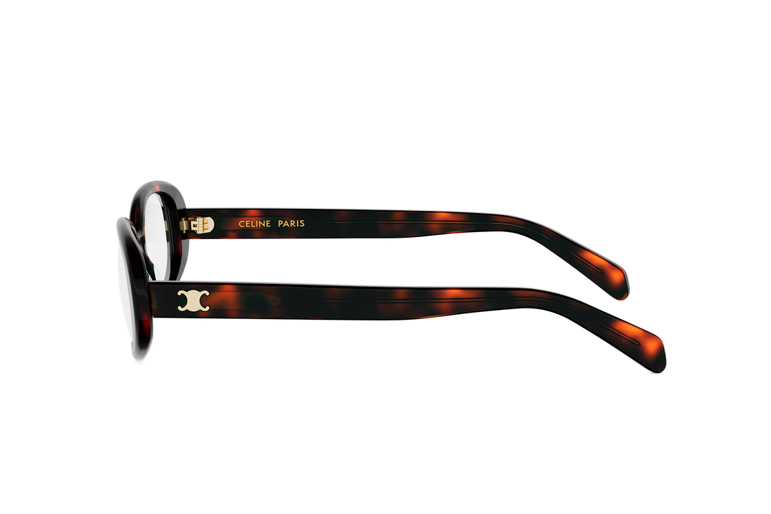 Okulary korekcyjne celine triomphe mini cl50180i 052 havana oval femenino rozmiar 54mm - Widok szczegółowy