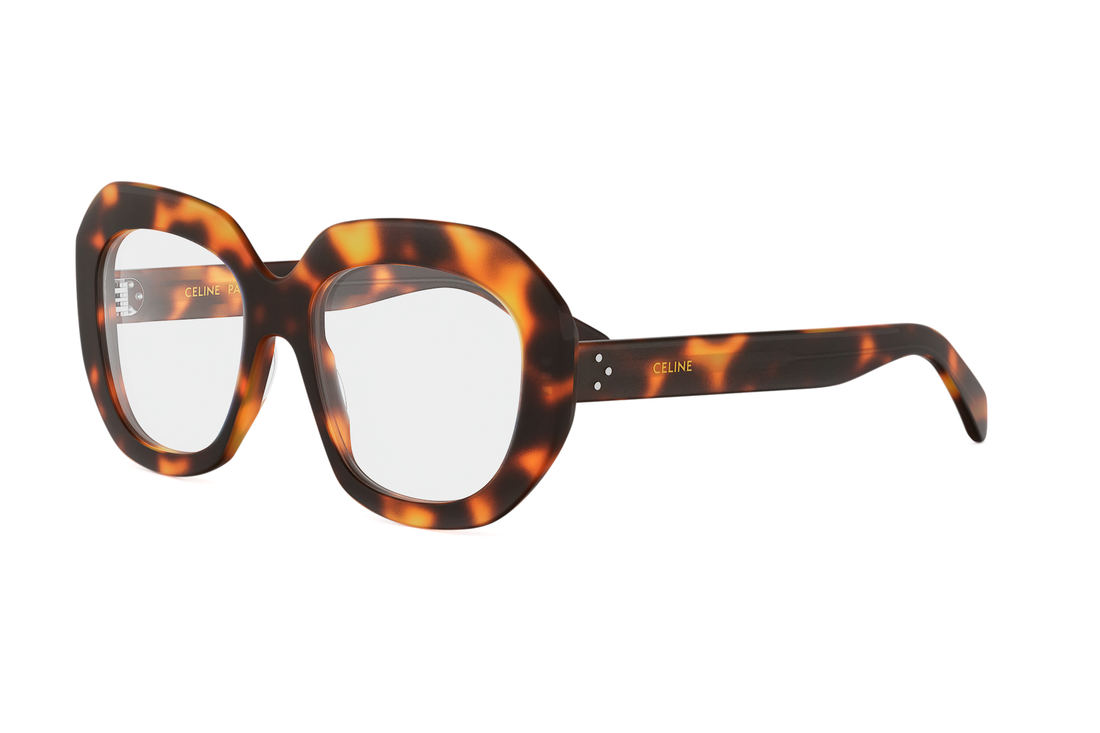 Okulary korekcyjne celine 3 dots hd cl50181i 053 havana geometric femenino rozmiar 54mm - Widok główny