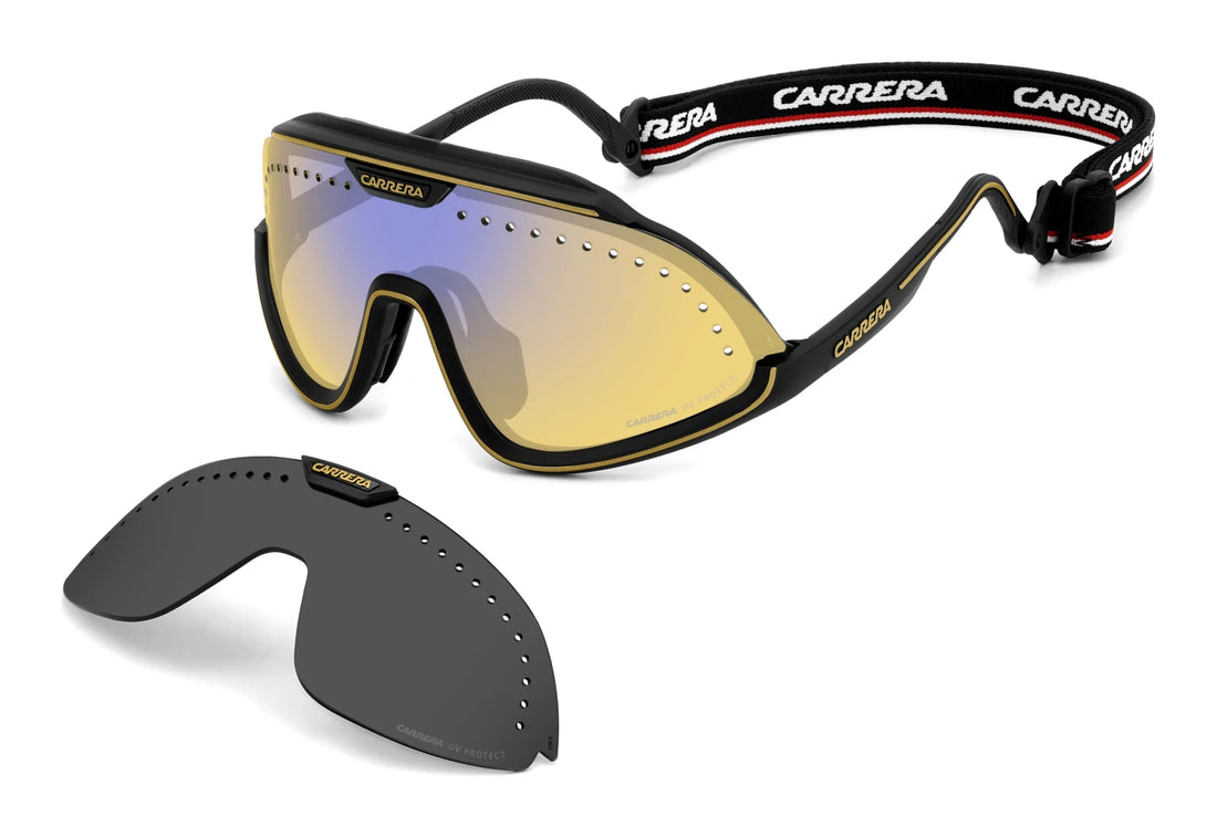 Solglasögon carrera c sport 01/s i46 hw negro mask masculino storlek 99mm - Huvudvy