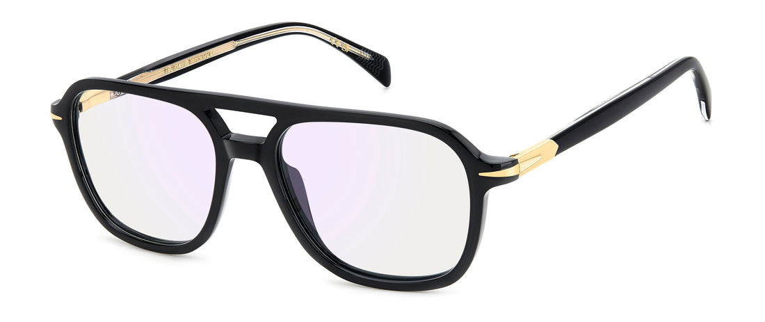 Gafas graduadas david beckham db 1182 2m2 negro square masculino talla 54mm - Vista principal