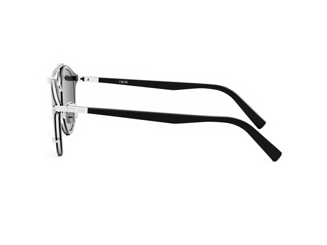 Okulary przeciwsłoneczne diorblacksuit r7u 11a4 black round masculino rozmiar 50mm - Widok szczegółowy