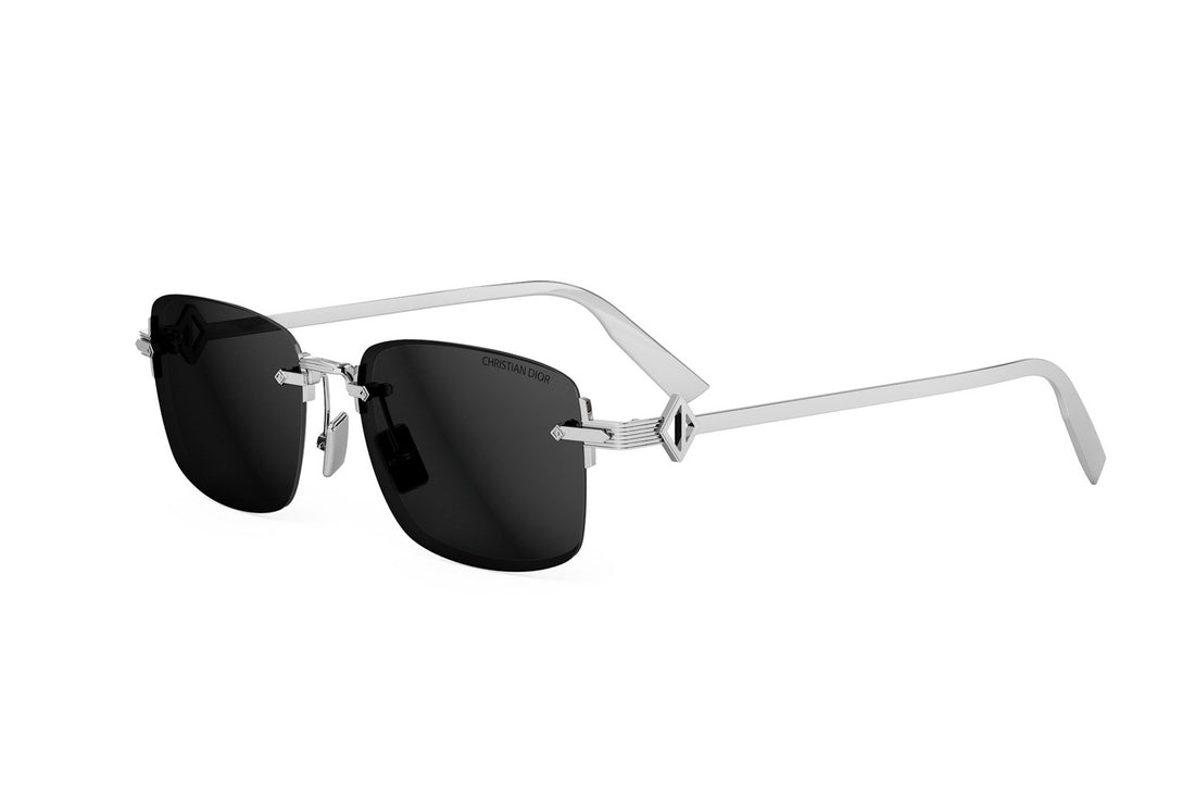 Okulary przeciwsłoneczne dior cd diamond s11u f0a0 silver rectangular masculino rozmiar 54mm - Widok główny