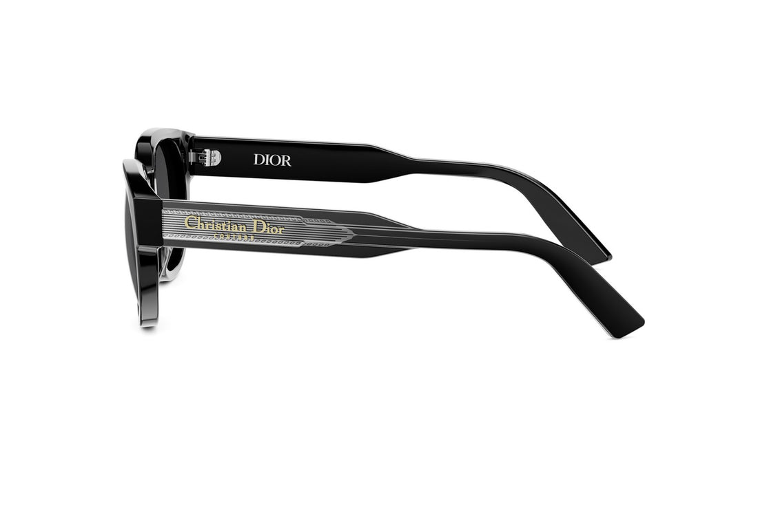 Okulary przeciwsłoneczne christian dior label r1i 10a0 black round masculino rozmiar 51mm - Widok szczegółowy