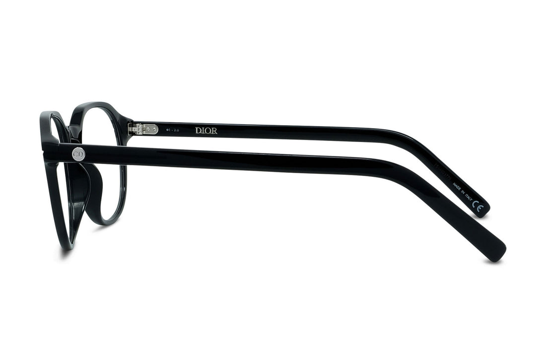Occhiali da vista dioressentialo r2i 1000 black geometric masculino taglia 51mm - Vista dettagliata