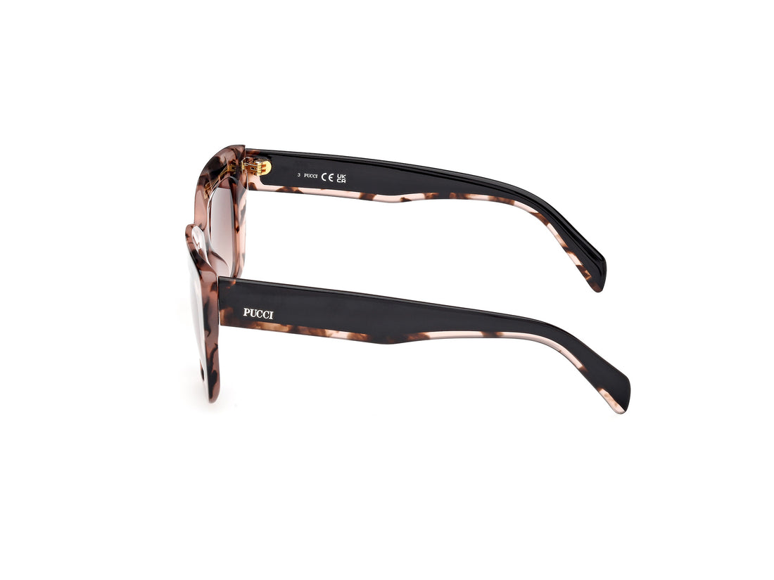 Gafas de sol emilio pucci ep0202 55f havana square femenino talla 54mm - Vista de detalle