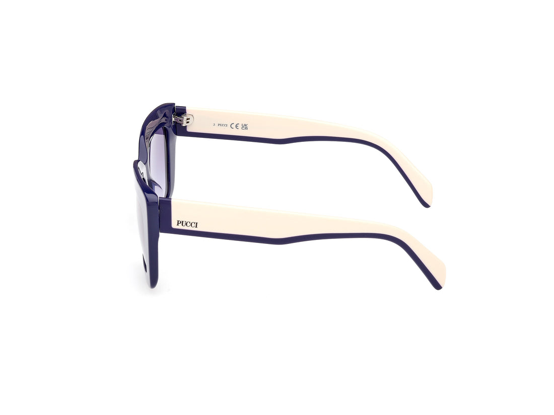 Gafas de sol emilio pucci ep0202 90w azul square femenino talla 54mm - Vista de detalle