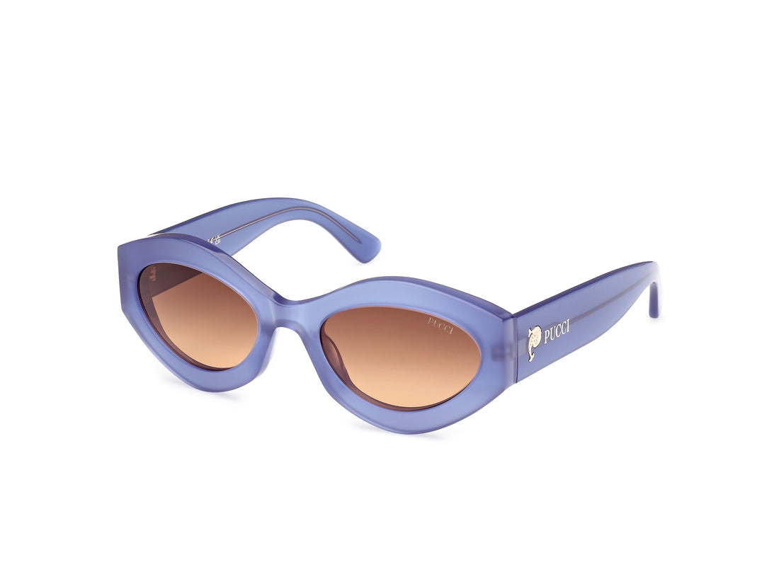 Gafas de sol emilio pucci ep0227 90f azul geometric femenino talla 54mm - Vista principal