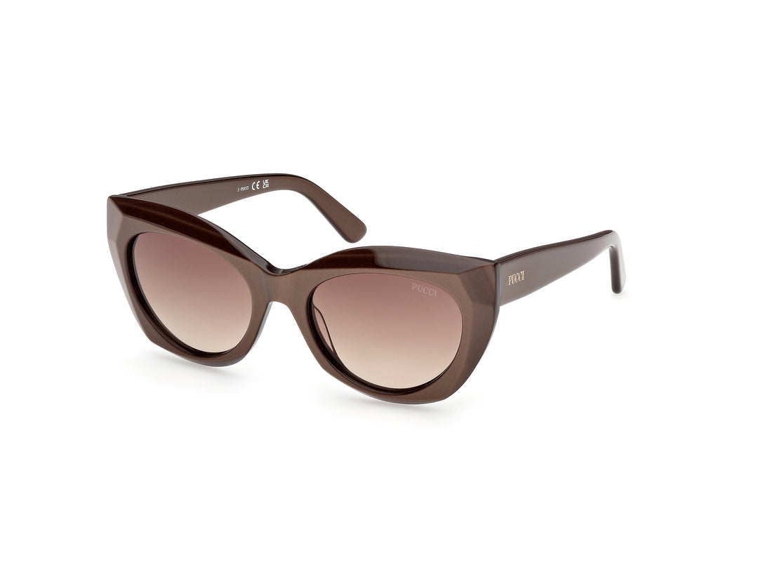Sonnenbrillen emilio pucci ep0257 45f marron geometric femenino größe 53mm - Hauptansicht