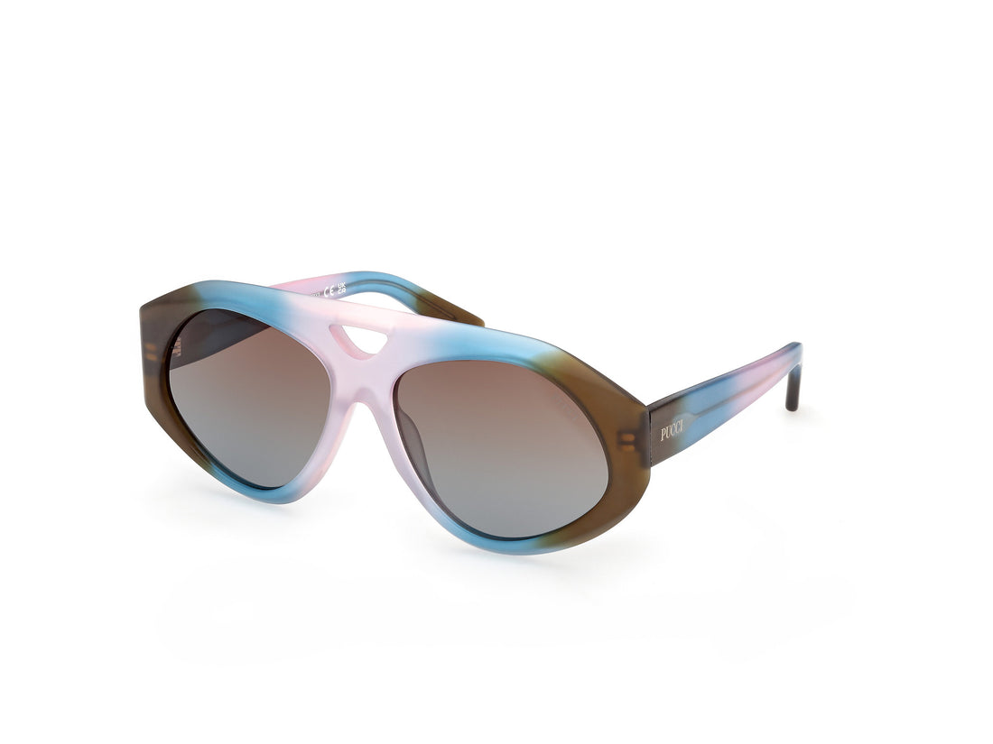 Sonnenbrillen emilio pucci ep0258 50f marron navigator femenino größe 58mm - Hauptansicht