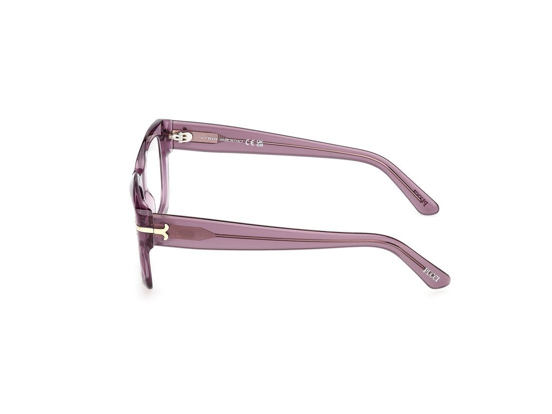 Occhiali da vista emilio pucci ep5270 055 havana square femenino taglia 54mm - Vista dettagliata