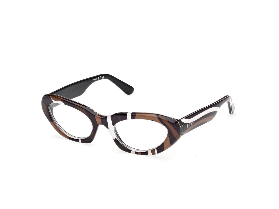 Lunettes de vue emilio pucci ep5271 099 estampado cat eye femenino taille 52mm - Vue principale
