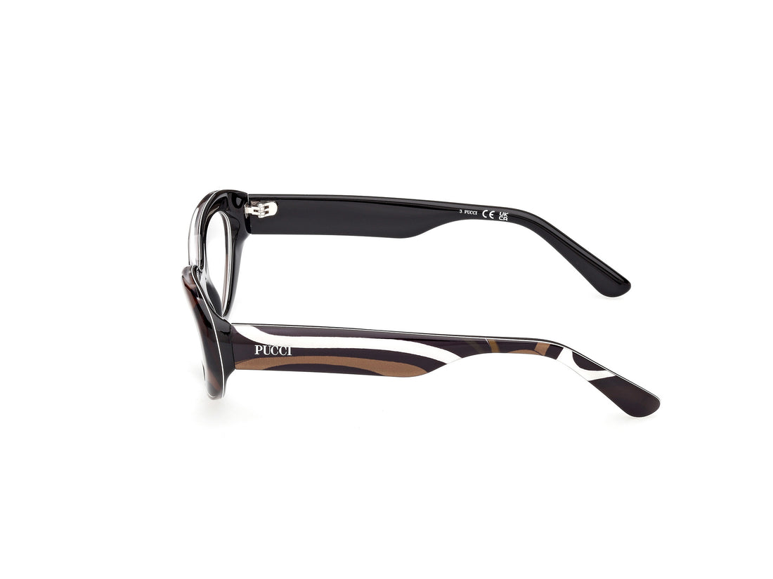 Lunettes de vue emilio pucci ep5271 099 estampado cat eye femenino taille 52mm - Vue détaillée
