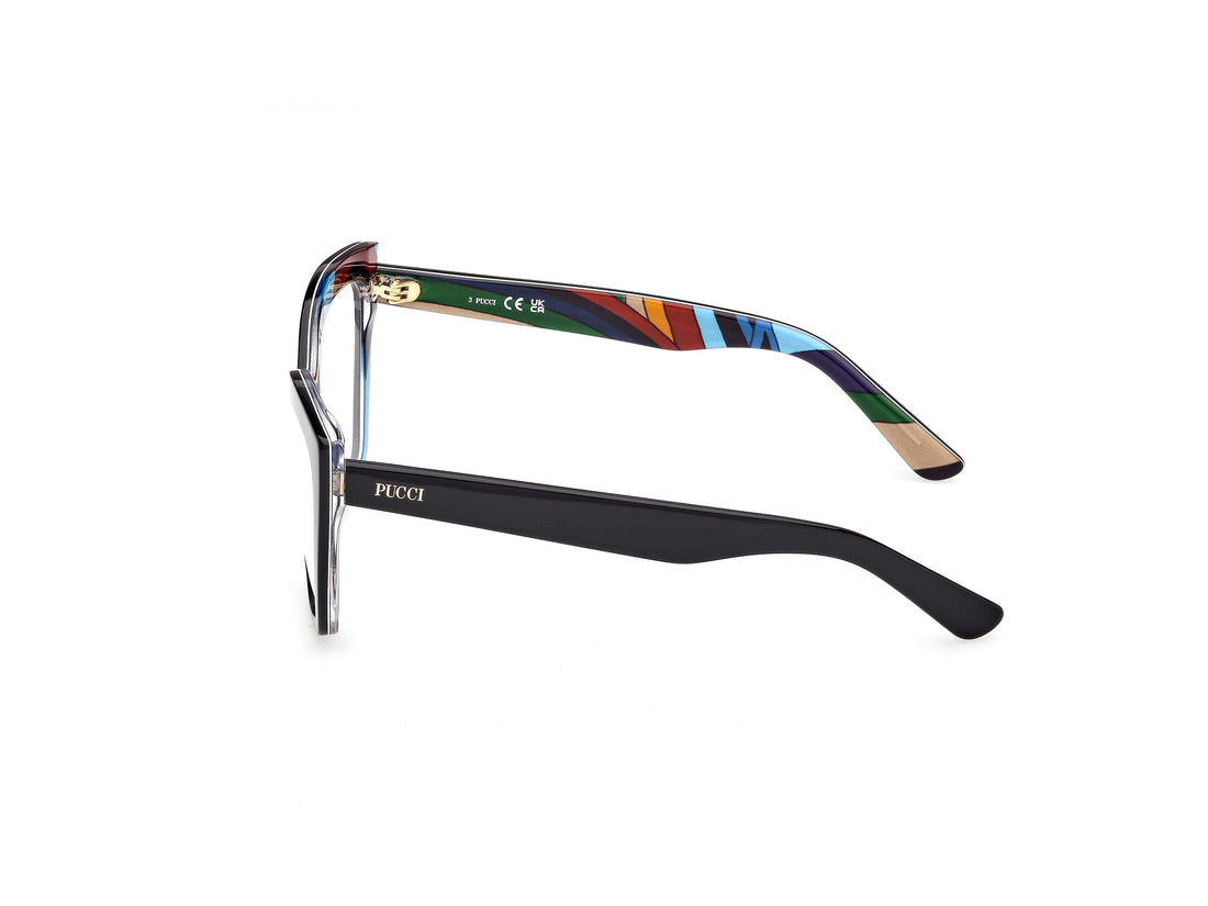 Occhiali da vista emilio pucci ep5275 055 havana cat eye femenino taglia 56mm - Vista dettagliata