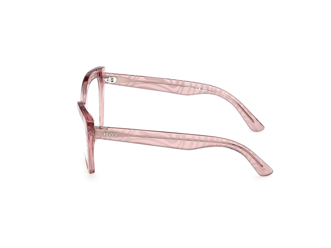 Occhiali da vista emilio pucci ep5275 072 rosa cat eye femenino taglia 56mm - Vista dettagliata