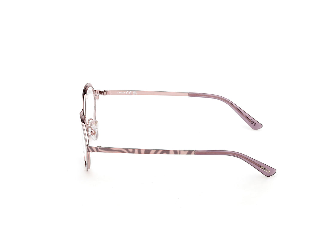 Occhiali da vista emilio pucci ep5277 074 rosa oval femenino taglia 53mm - Vista dettagliata