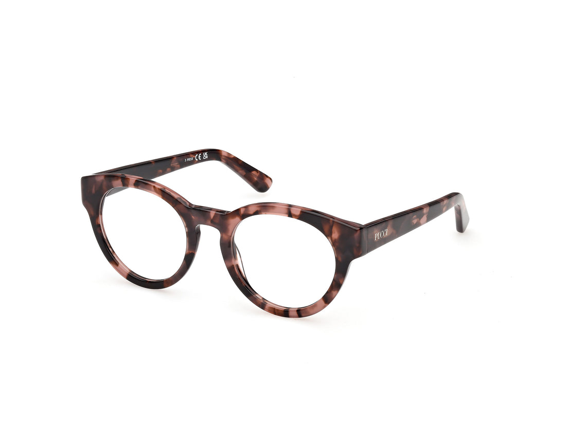 Brillen emilio pucci ep5282 055 havana round femenino größe 50mm - Hauptansicht