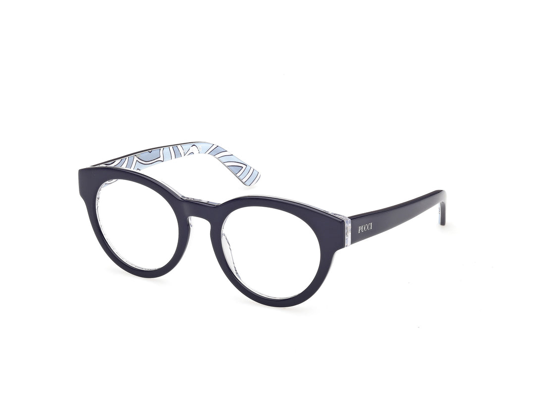 Brillen emilio pucci ep5282 092 azul round femenino größe 50mm - Hauptansicht
