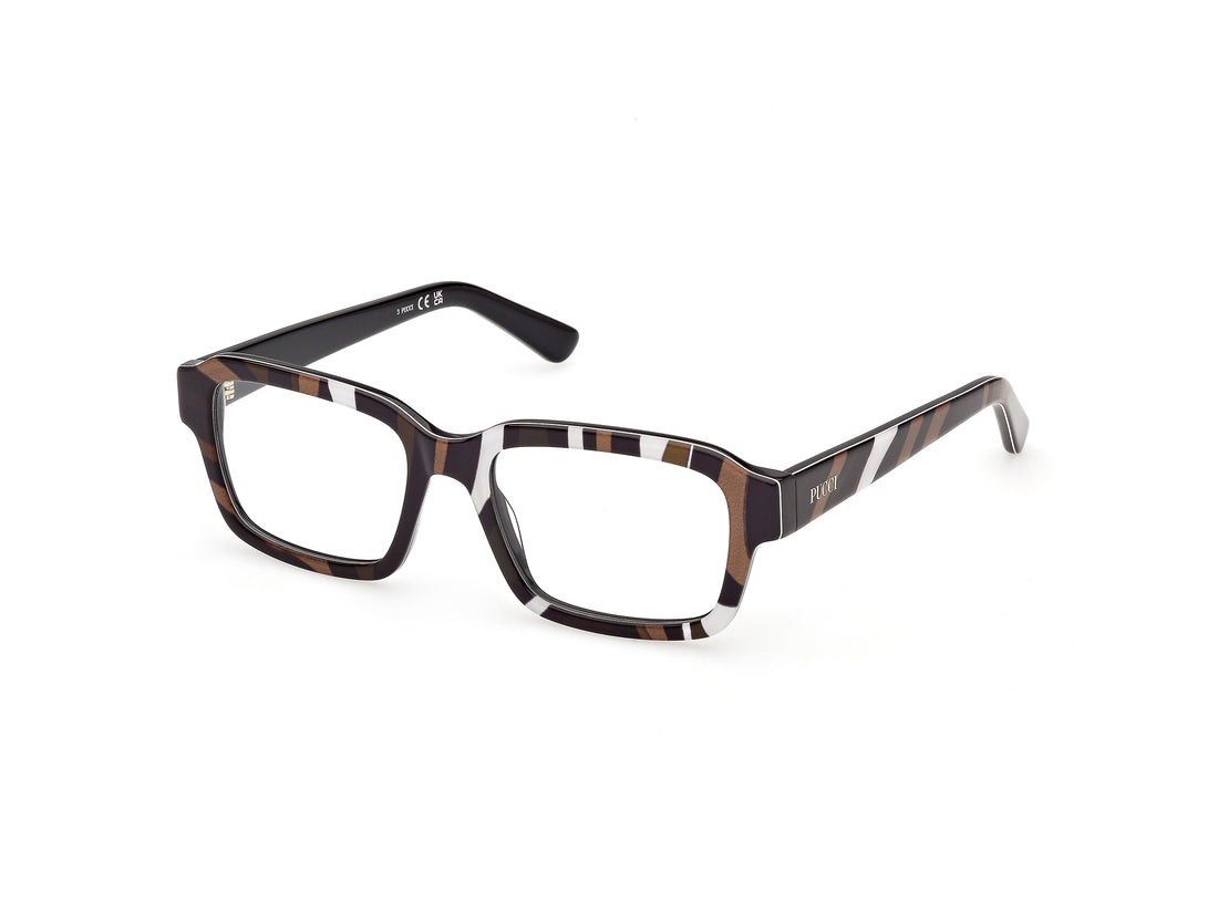 Brillen emilio pucci ep5283 099 estampado rectangular femenino größe 53mm - Hauptansicht