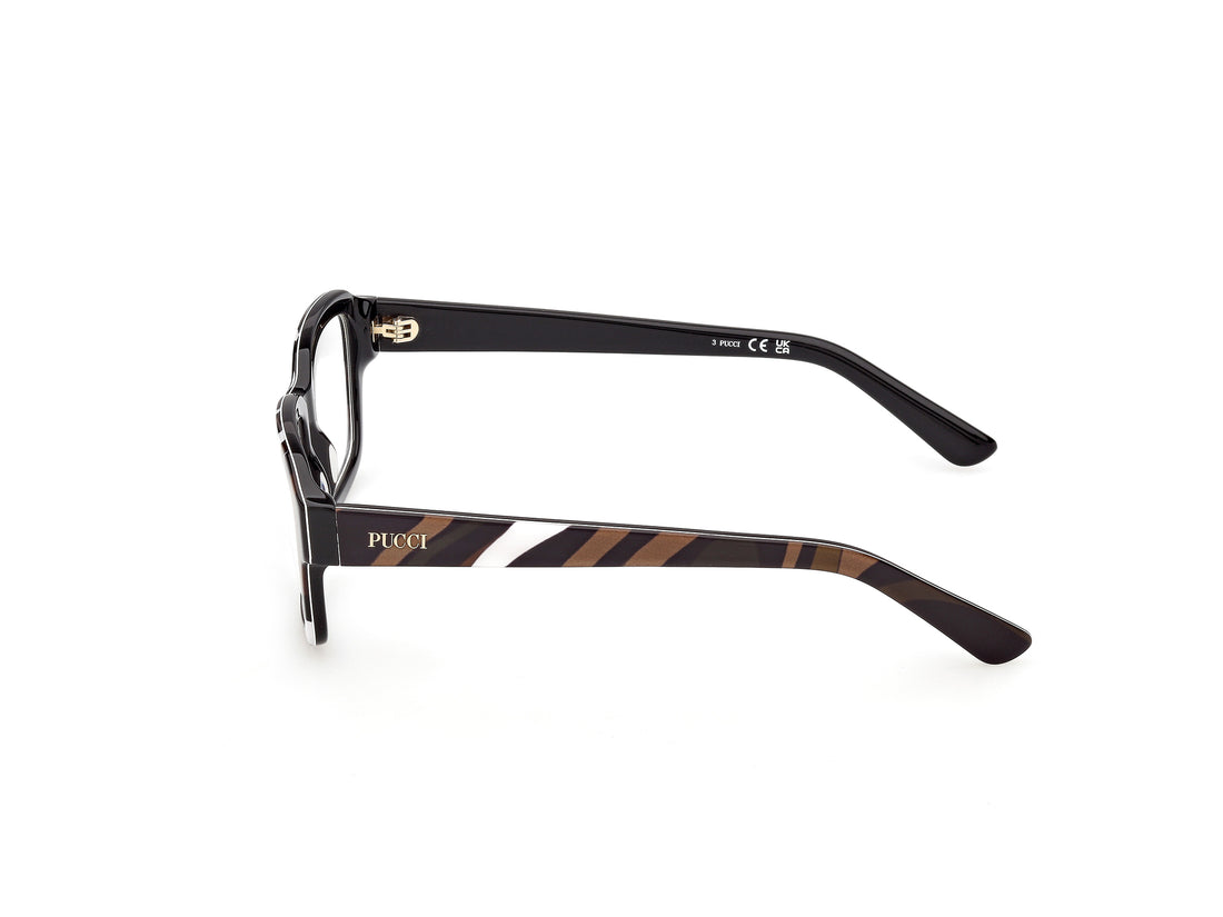 Brillen emilio pucci ep5283 099 estampado rectangular femenino größe 53mm - Detailansicht