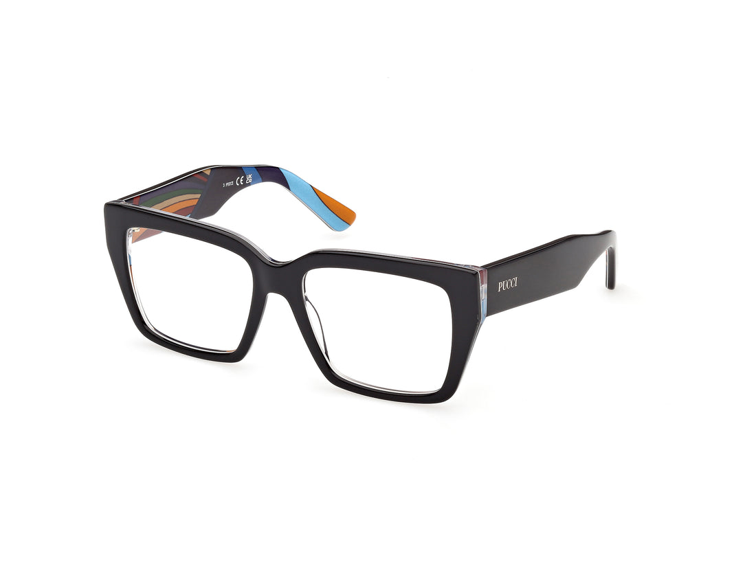 Brillen emilio pucci ep5284 005 negro square femenino größe 54mm - Hauptansicht