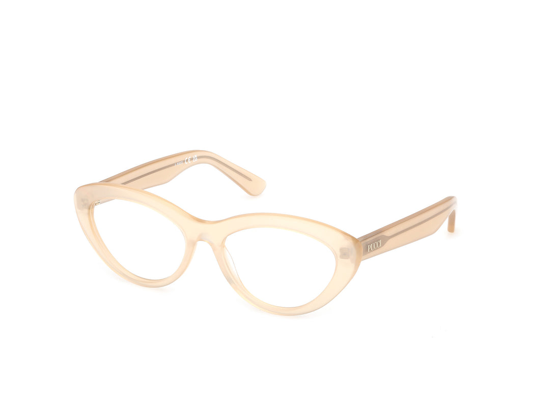 Brillen emilio pucci ep5287 025 beige cat eye femenino größe 55mm - Hauptansicht