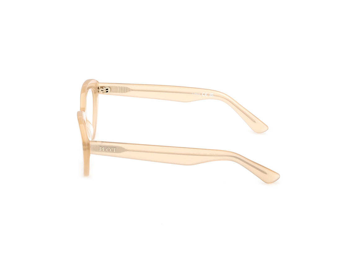 Brillen emilio pucci ep5287 025 beige cat eye femenino größe 55mm - Detailansicht