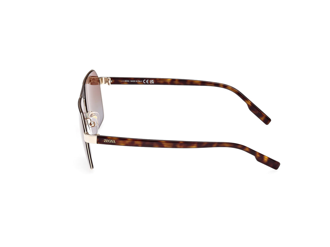 Lunettes de soleil ermenegildo zegna ez0210 32f masculino taille 59mm - Vue détaillée