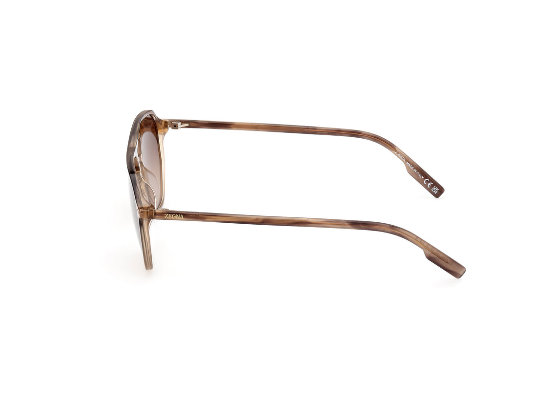 Lunettes de soleil ermenegildo zegna ez0212 48f masculino taille 55mm - Vue détaillée