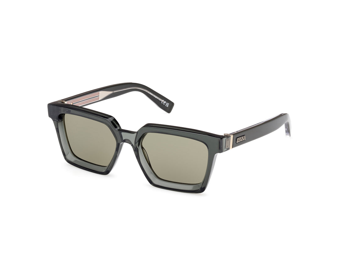 Sunglasses ermenegildo zegna ez0214 98n verde masculino size 54mm - Main view