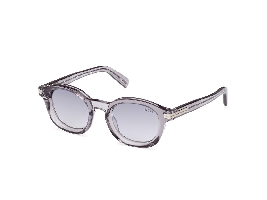 Occhiali da sole ermenegildo zegna ez0229 20c gris unisex taglia 47mm - Vista principale