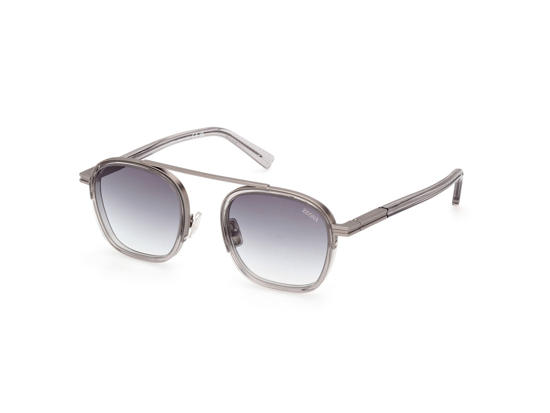 Occhiali da sole ermenegildo zegna ez0231 20b gris masculino taglia 51mm - Vista principale