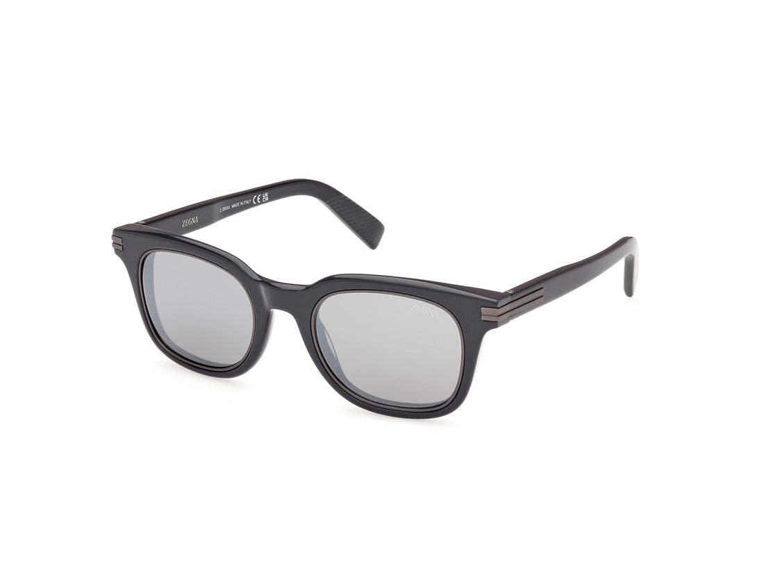 Sunglasses ermenegildo zegna ez0238 20a gris masculino size 50mm - Main view