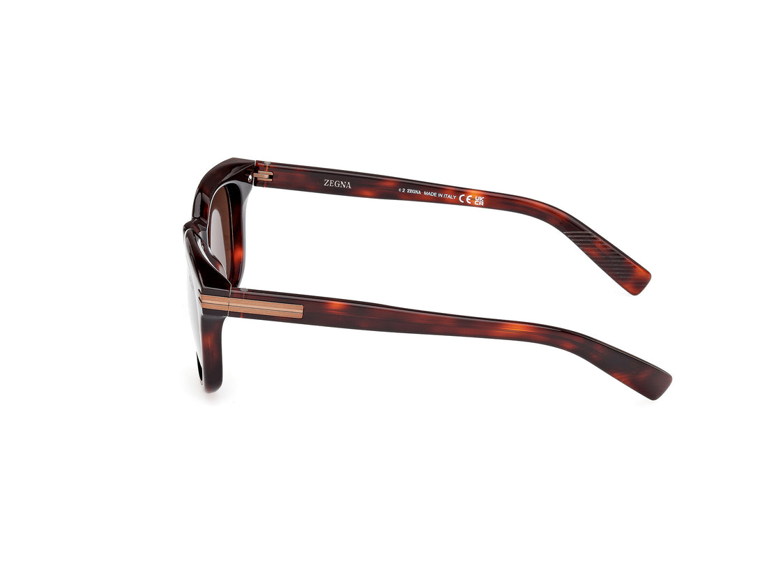Sunglasses ermenegildo zegna ez0238 54e rojo masculino size 50mm - Detailed view