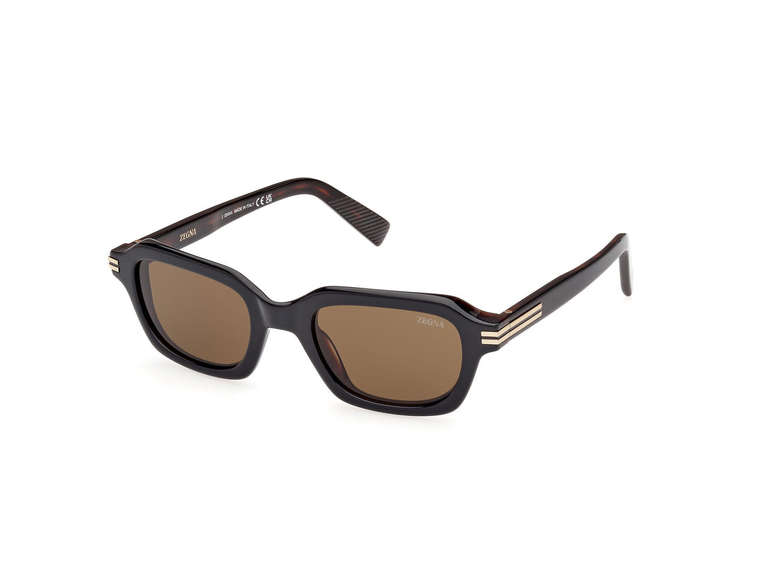 Sunglasses ermenegildo zegna ez0239 05j negro masculino size 51mm - Main view