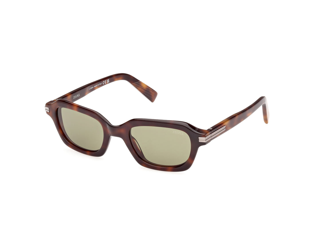 Sunglasses ermenegildo zegna ez0239 52n havana masculino size 51mm - Main view