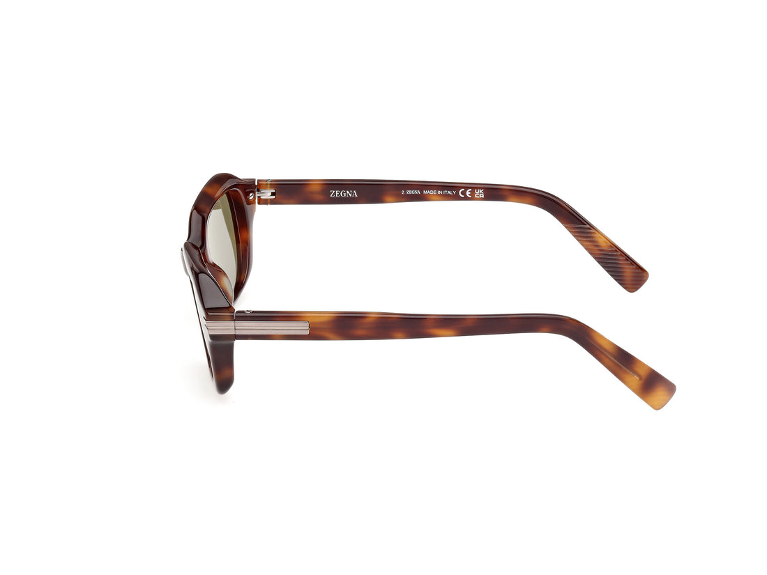 Sunglasses ermenegildo zegna ez0239 52n havana masculino size 51mm - Detailed view