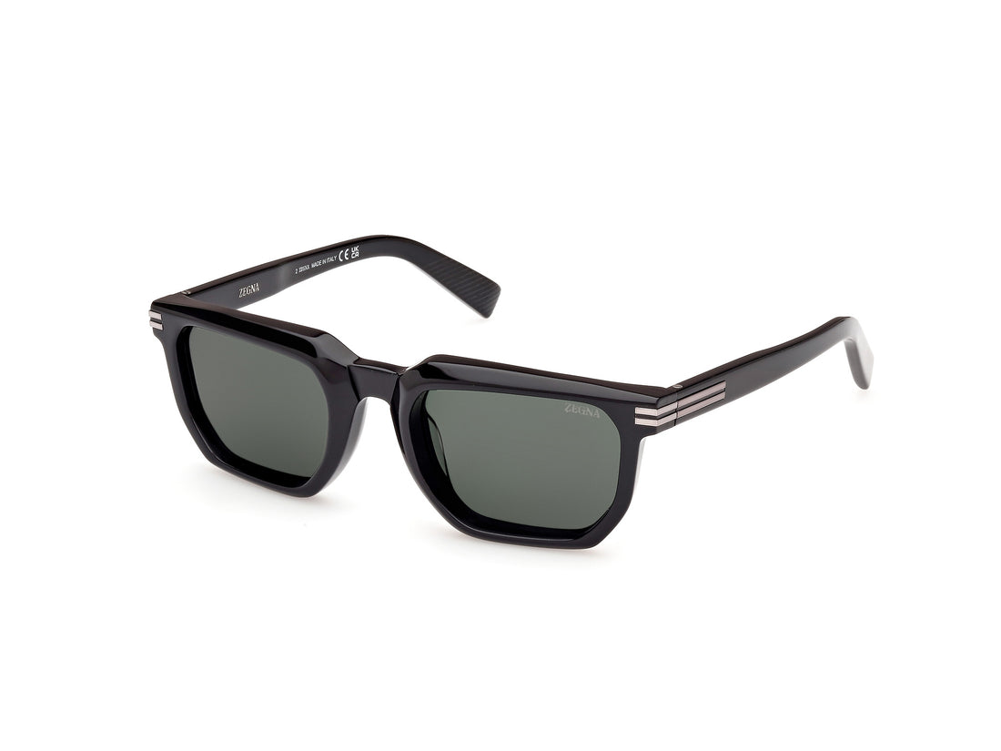 Sunglasses ermenegildo zegna ez0240 01n negro masculino size 54mm - Main view