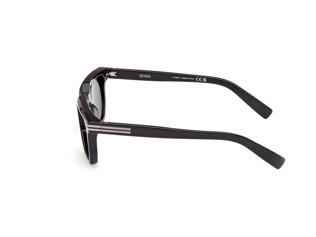 Sunglasses ermenegildo zegna ez0240 01n negro masculino size 54mm - Detailed view