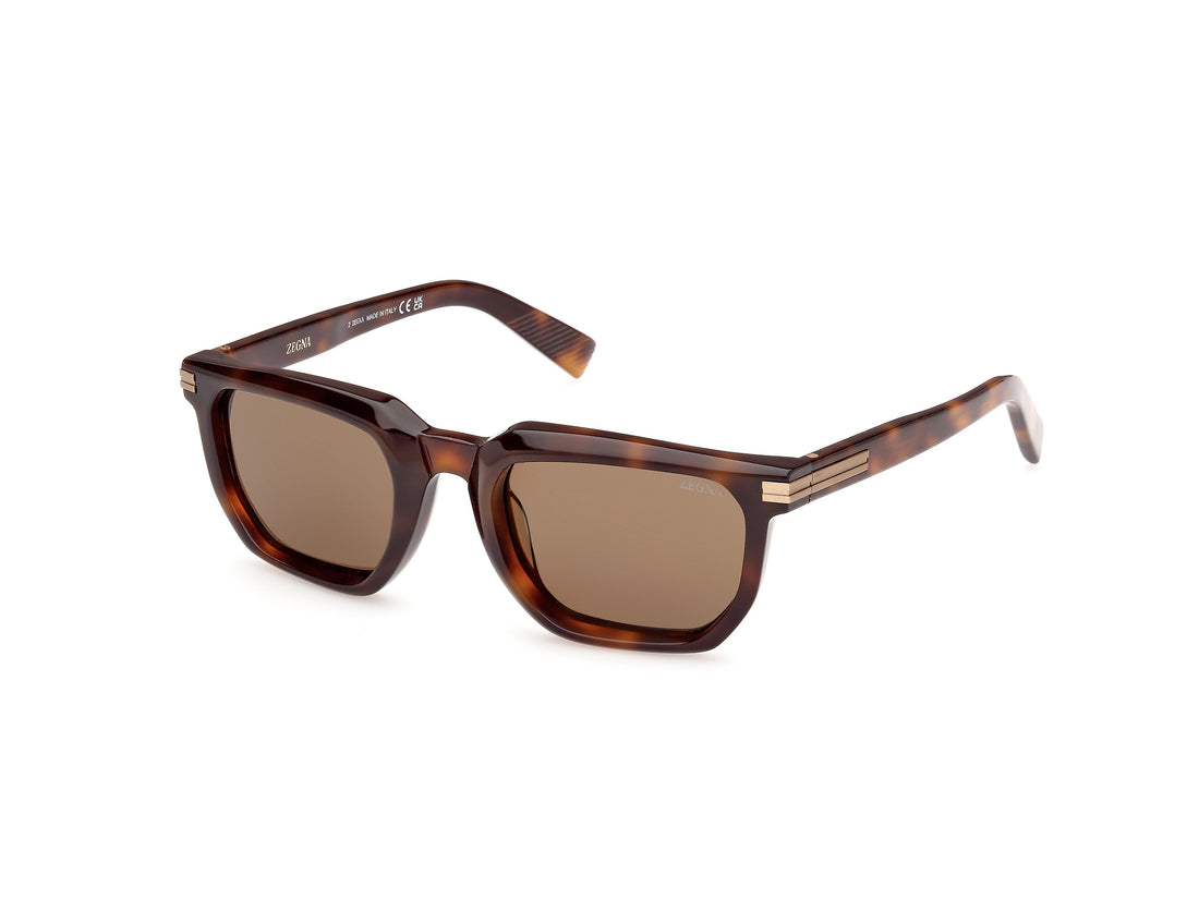 Sunglasses ermenegildo zegna ez0240 52j havana masculino size 54mm - Main view