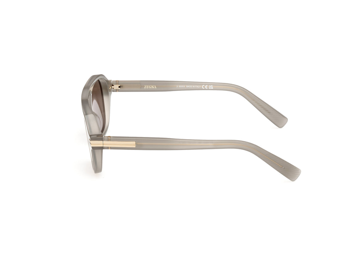 Lunettes de soleil ermenegildo zegna ez0241 20l gris masculino taille 51mm - Vue détaillée