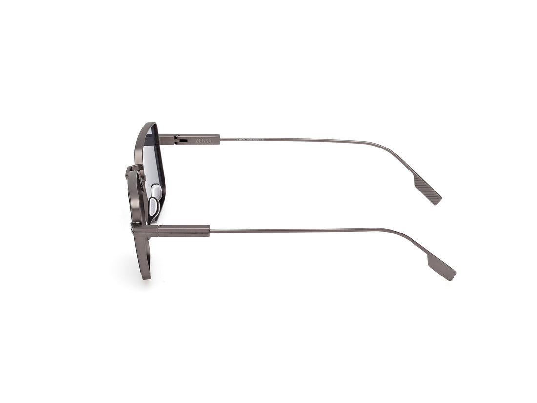 Sunglasses ermenegildo zegna ez0243 09v 'rectangular' rectangular masculino size 56mm - Detailed view