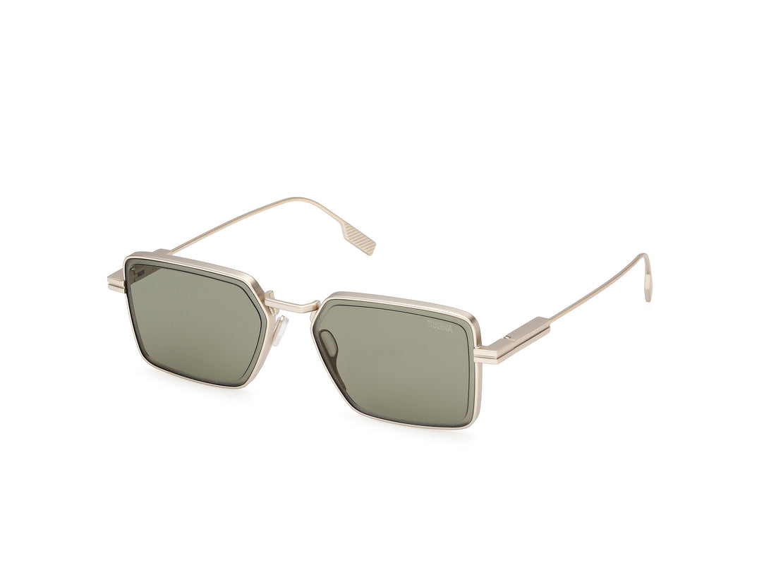 Sunglasses ermenegildo zegna ez0243 32n dorado rectangular masculino size 56mm - Main view