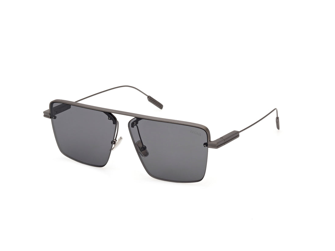 Sunglasses ermenegildo zegna ez0245 20a gris masculino size 61mm - Main view