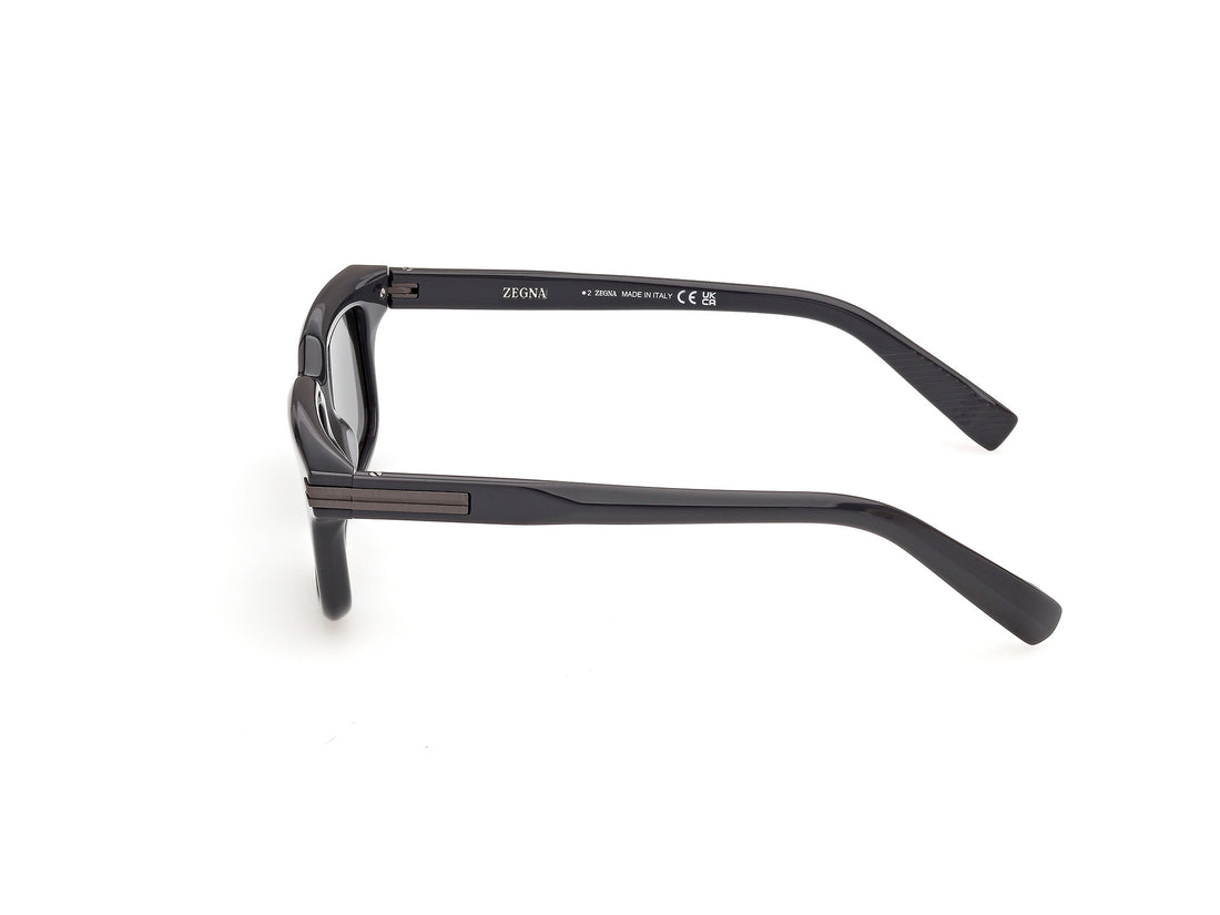 Lunettes de soleil ermenegildo zegna ez0312 20a gris rectangular masculino taille 50mm - Vue détaillée