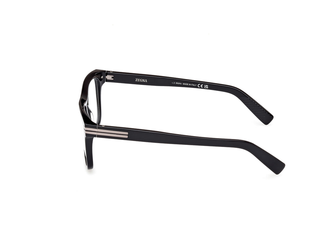 Lunettes de vue ermenegildo zegna ez5267 001 negro masculino taille 54mm - Vue détaillée