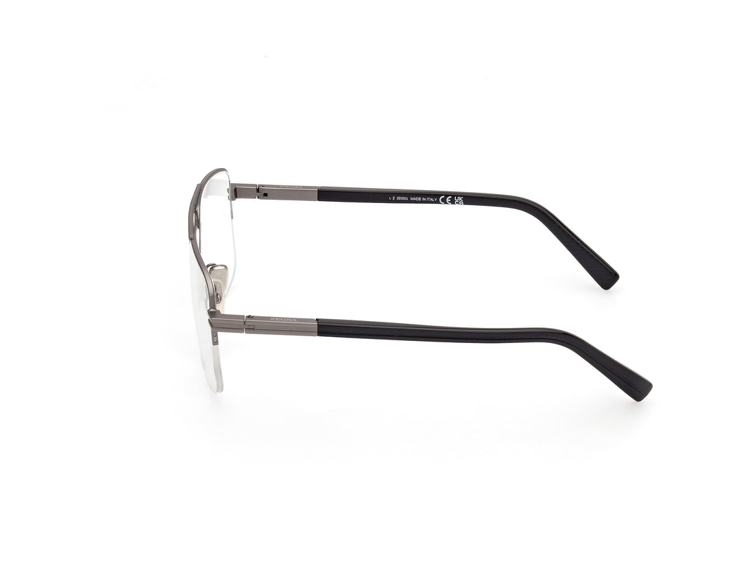 Brillen ermenegildo zegna ez5274 009 gris masculino größe 59mm - Detailansicht