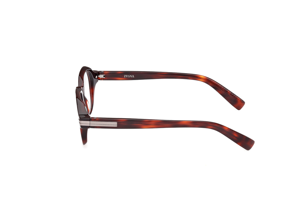 Gafas graduadas ermenegildo zegna ez5295 054 havana geometric masculino talla 47mm - Vista de detalle