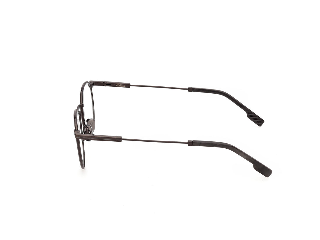 Occhiali da vista ermenegildo zegna ez5352 009 plateado pilot masculino taglia 52mm - Vista dettagliata