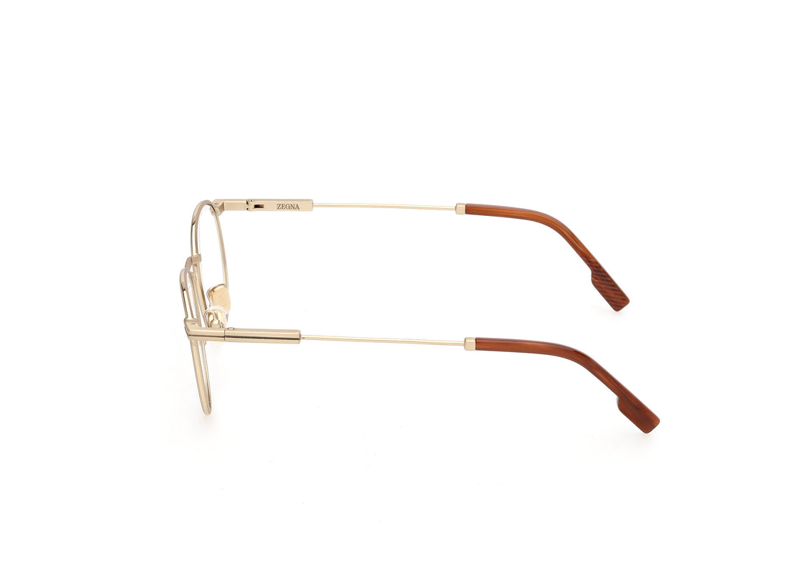 Occhiali da vista ermenegildo zegna ez5352 032 dorado pilot masculino taglia 52mm - Vista dettagliata